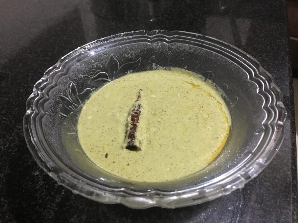 Ajwain Leaves Thambli/ Raita Recipe