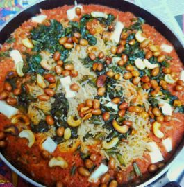 Tomato Spinach Pulav Recipe