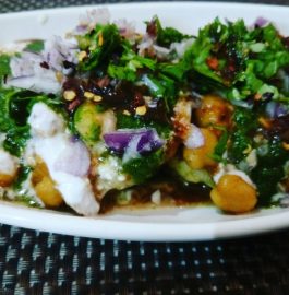 Chole Tikki Chaat Recipe