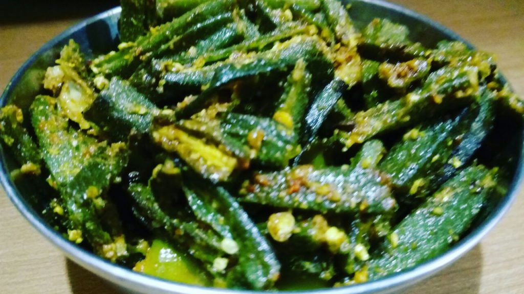 Besan Bhindi Curry Recipe