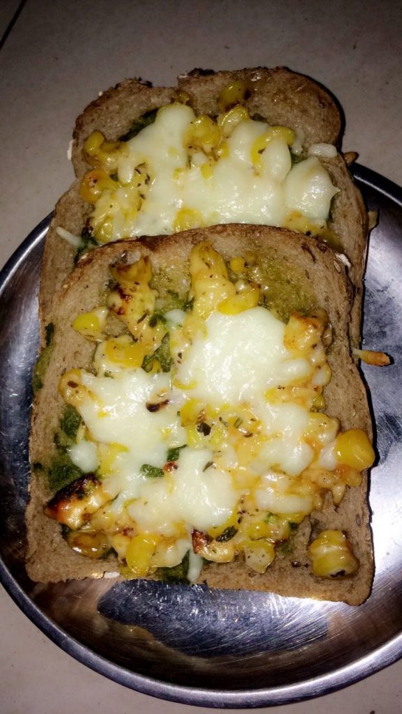 Corn Cheese Toast Recipe