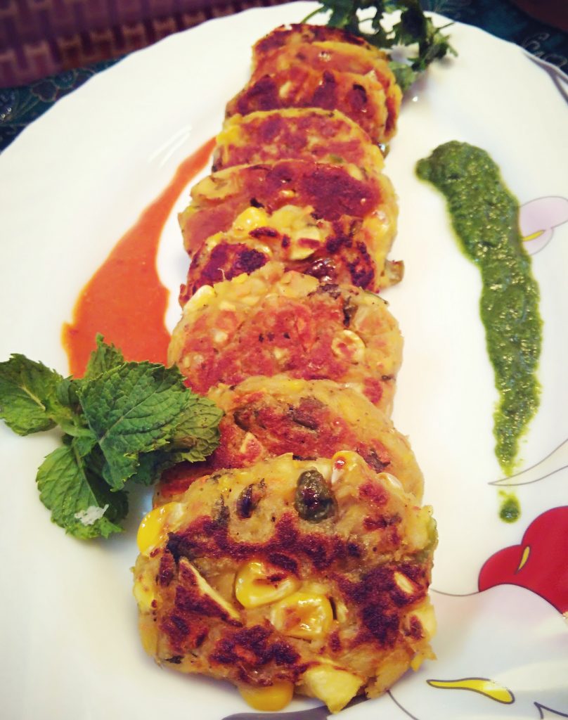 Veg Cutlet With Corn Recipe