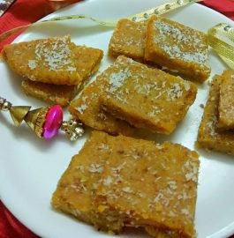 Instant Moong Dal Barfi Recipe