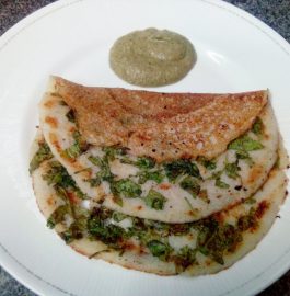 Spinach Uttapam Recipe