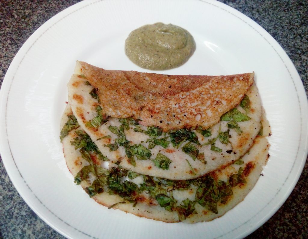 Spinach Uttapam Recipe