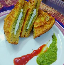 Bread Pakora With Paneer Stuffing Recipe