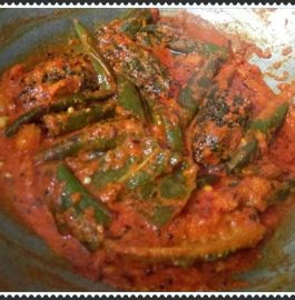 Tawa Fry Style Sabzi With Bhindi Karela Mirchi Recipe