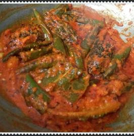 Tawa Fry Style Sabzi With Bhindi Karela Mirchi Recipe