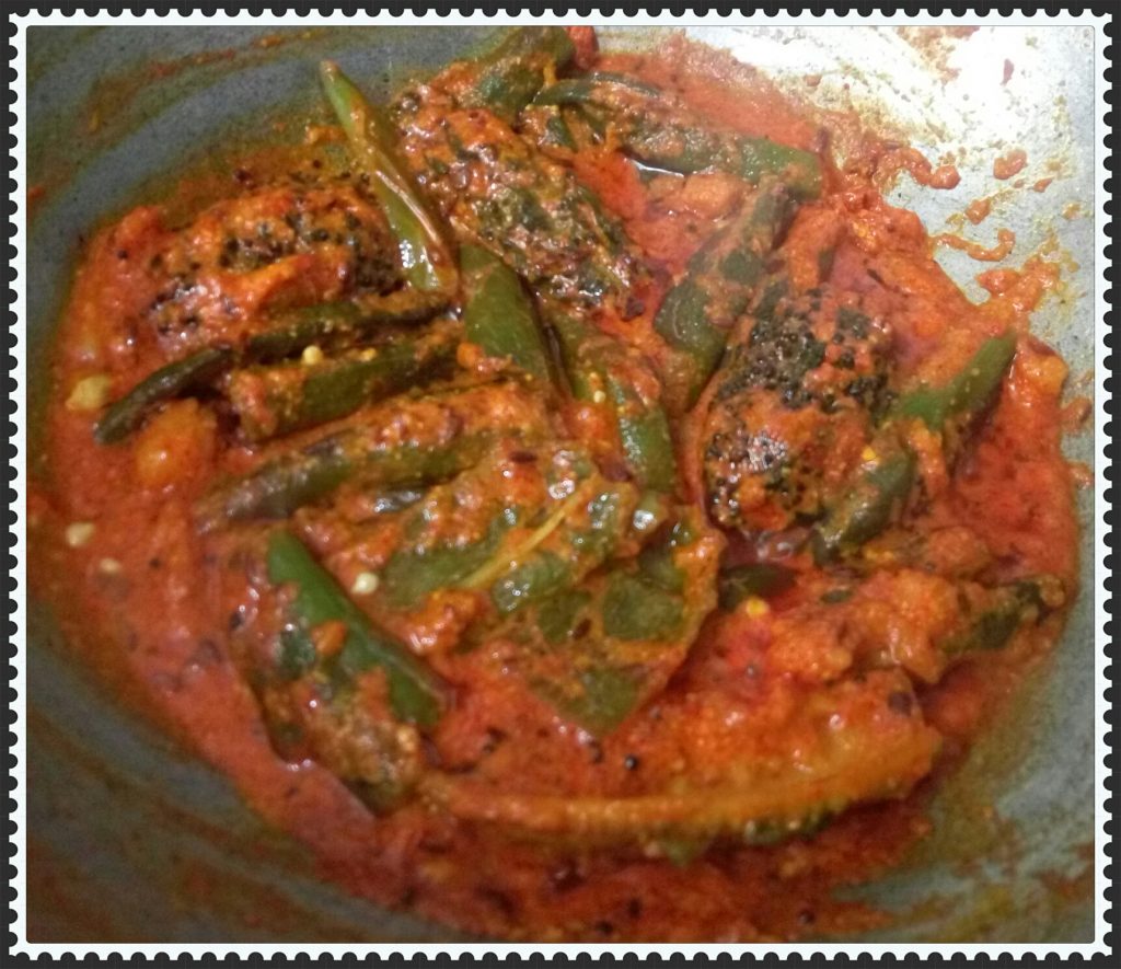 Tawa Fry Style Sabzi With Bhindi Karela Mirchi Recipe