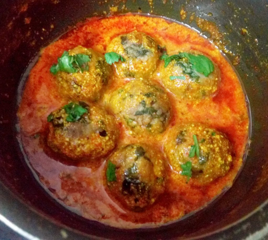 Palak Paneer Kofta Curry Recipe