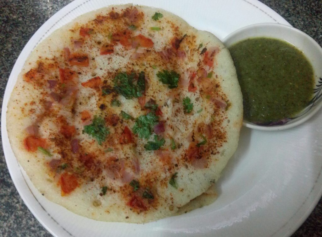 Tomato Onion Uttapam Recipe