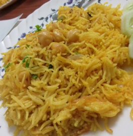 Chickpea Pulav Recipe