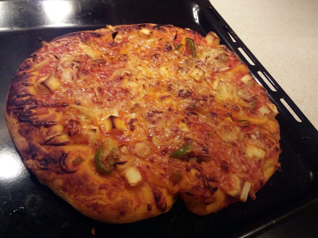 Homemade Vegetable Pizza Recipe