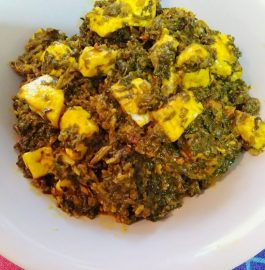 Palak Paneer Bhurji Recipe