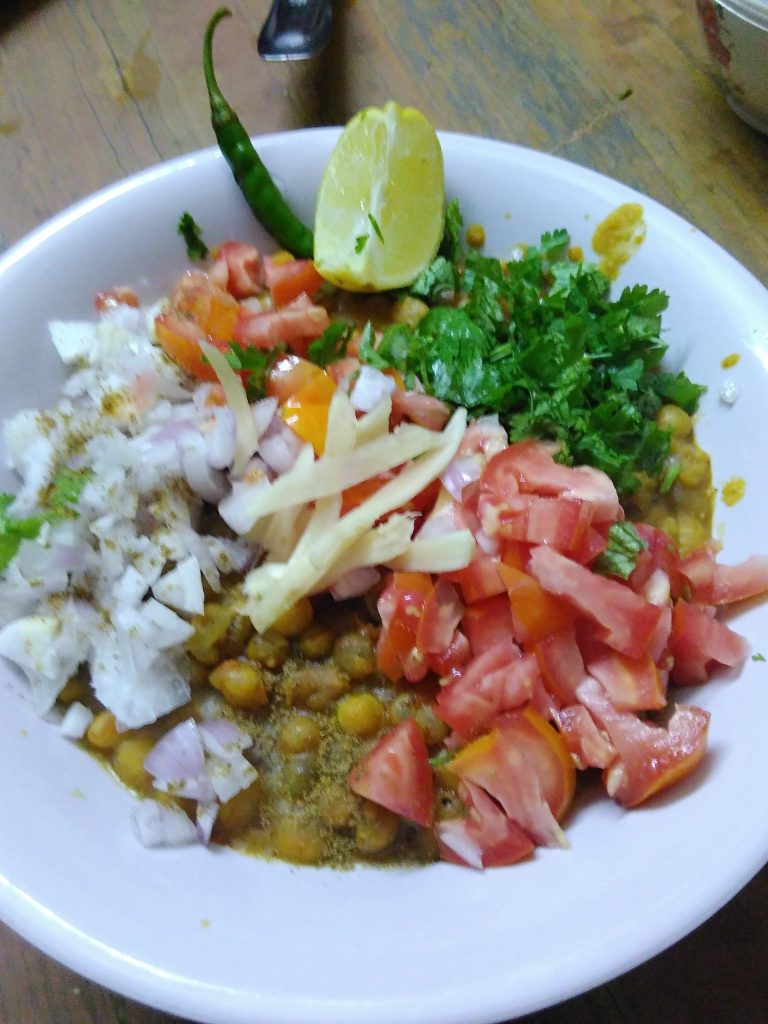 Matar Chaat Recipe