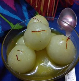 Sabudana Kesar Rasgulla Recipe