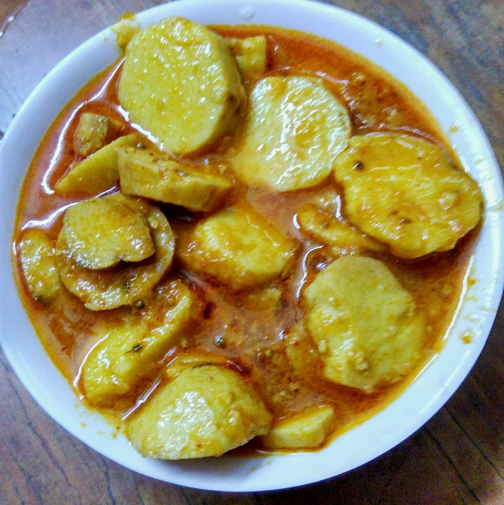 Dahi Arbi Curry Recipe