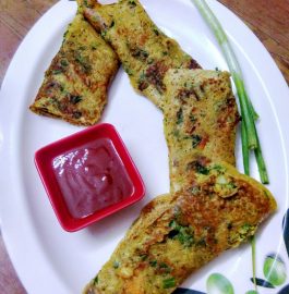 Multigrain Pancake With Greens Recipe