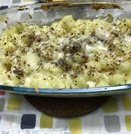 Baked Macaroni In White Sauce Recipe