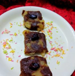 Apple Biscuits Barfi Recipe