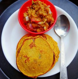 Pancake With Chole Recipe