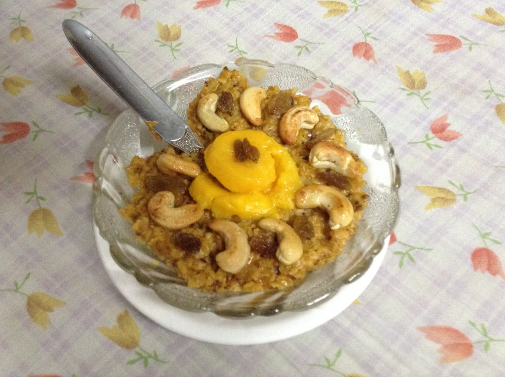 Oats Mango Halwa Recipe