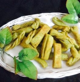 Twisted Palak Sticks Recipe