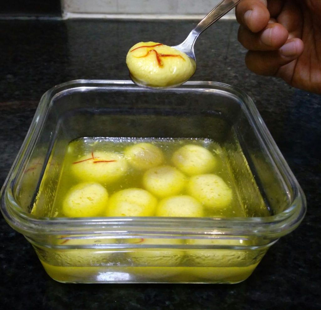 Homemade Rasgullas in 30 minutes