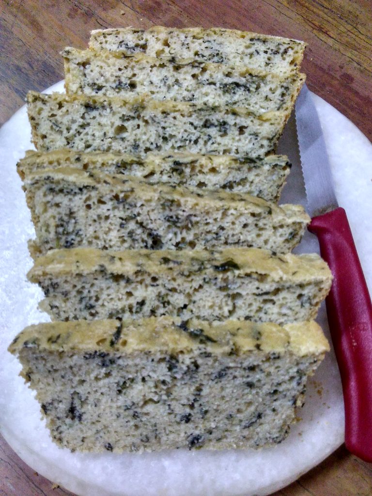 Whole Wheat Spinach Bread Recipe