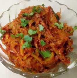 Grated Pumpkin Sabzi Recipe