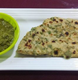 Methi Paratha with Mint Amla Chutney Recipe