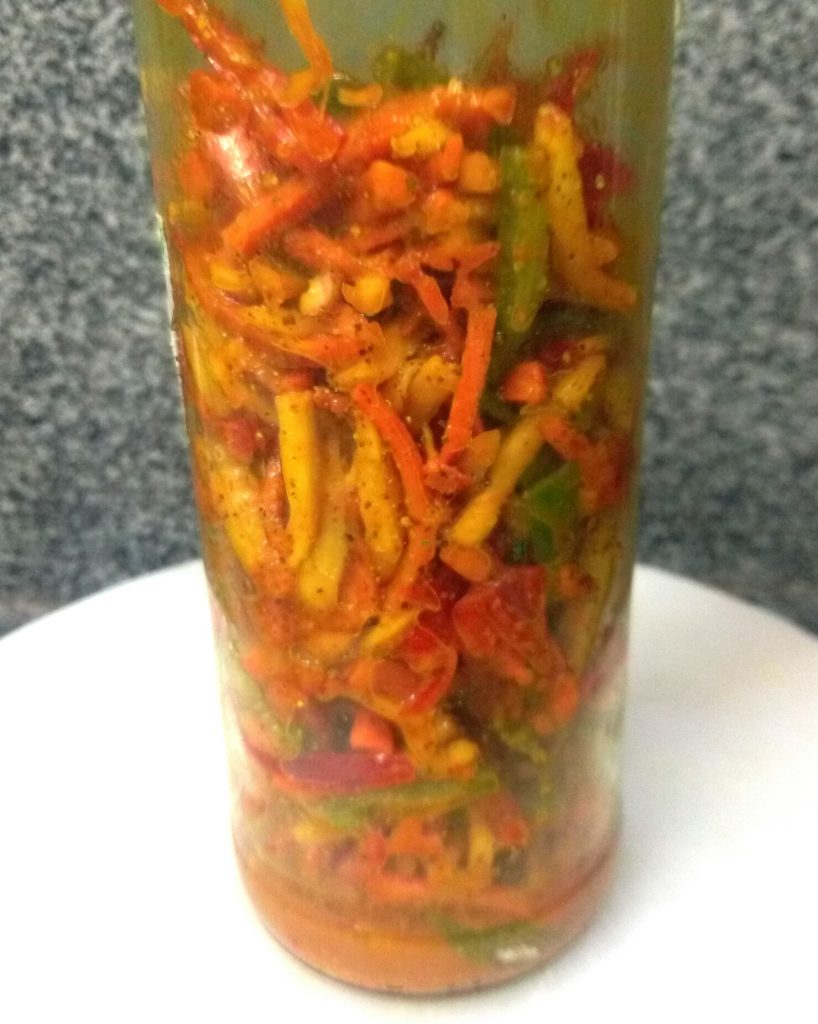 Kachhi Haldi Amba Halad Mirchi ka Achaar - Gujarati style Recipe