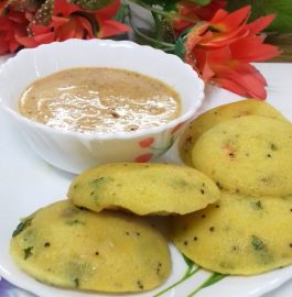 Spicy Idlis With Groundnut Chutney Recipe