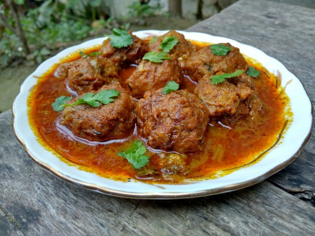 Cabbage Kofta Curry Recipe