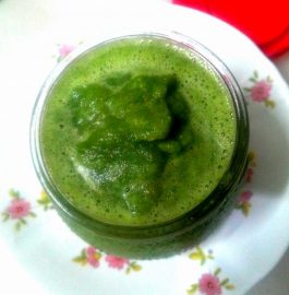 Mogri Coriander Chutney Recipe