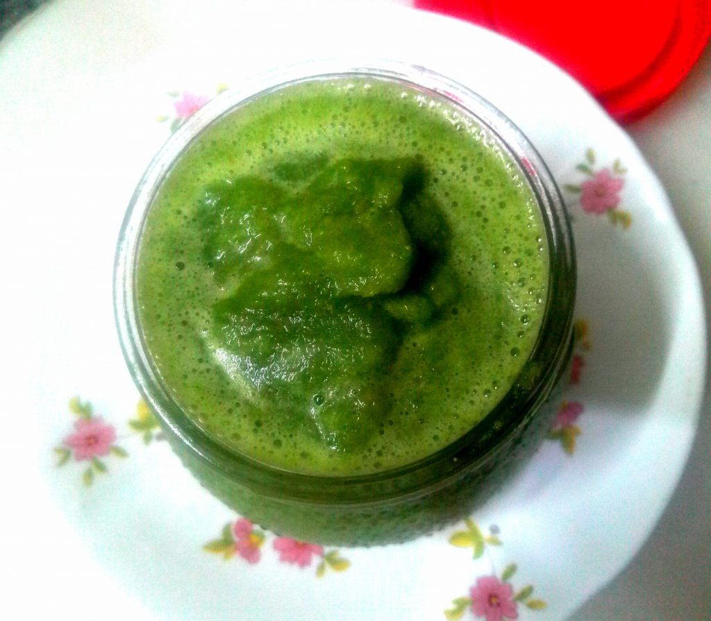 Mogri Coriander Chutney Recipe