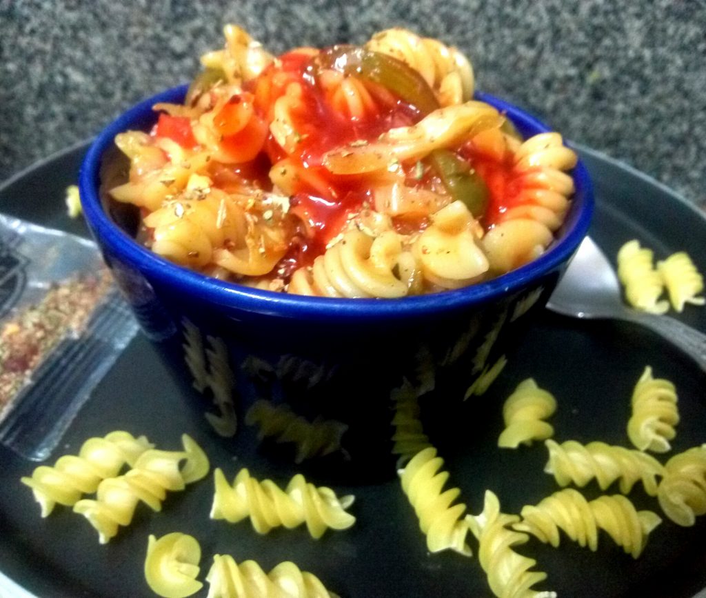 Spicy Fusilli Pasta - Zayka Ka Tadka