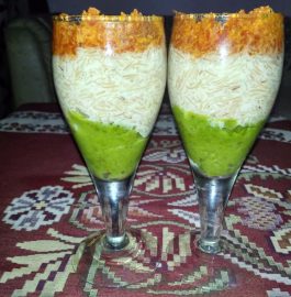 Tricolour Dessert Recipe