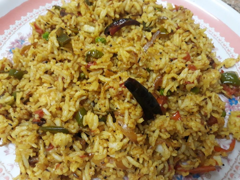 Achari Fried Rice Recipe