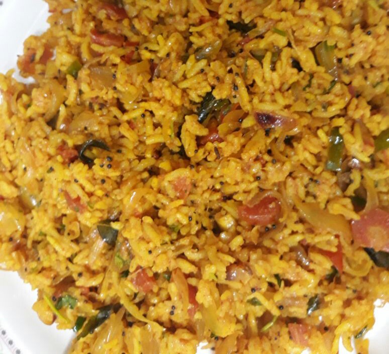 Curry Flavored Fried Rice Recipe