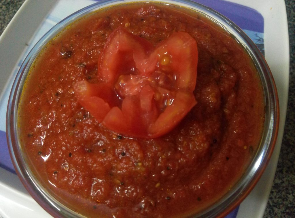 Tomato And Chilli Thokku/Chutney Recipe