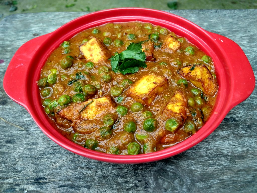 Matar Paneer Recipe