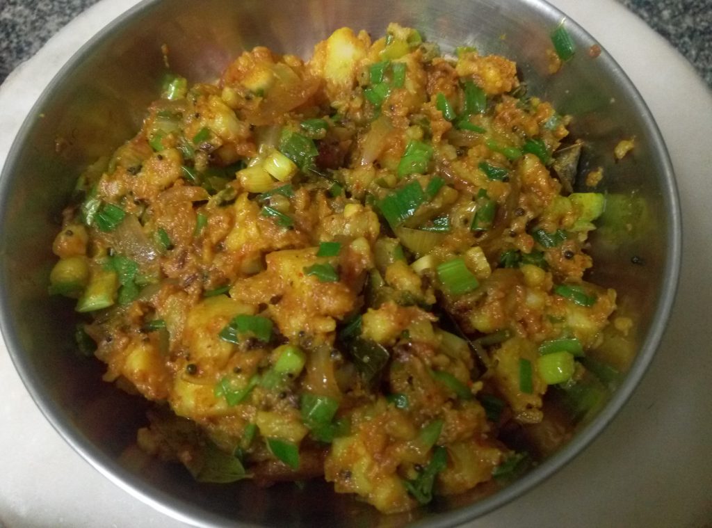 Potato Onion Bhaji | Masala For Dosa Recipe