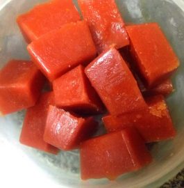 Frozen Tomato Puree Cubes Recipe