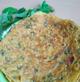 Pudina Lachha Paratha Recipe