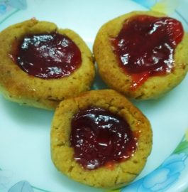 Wheat Jam Cookies Recipe