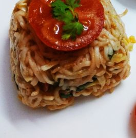 Veggies Wheat Spaghetti Recipe