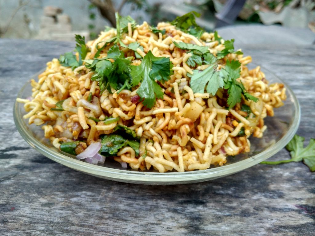 Maggi Bhel Recipe