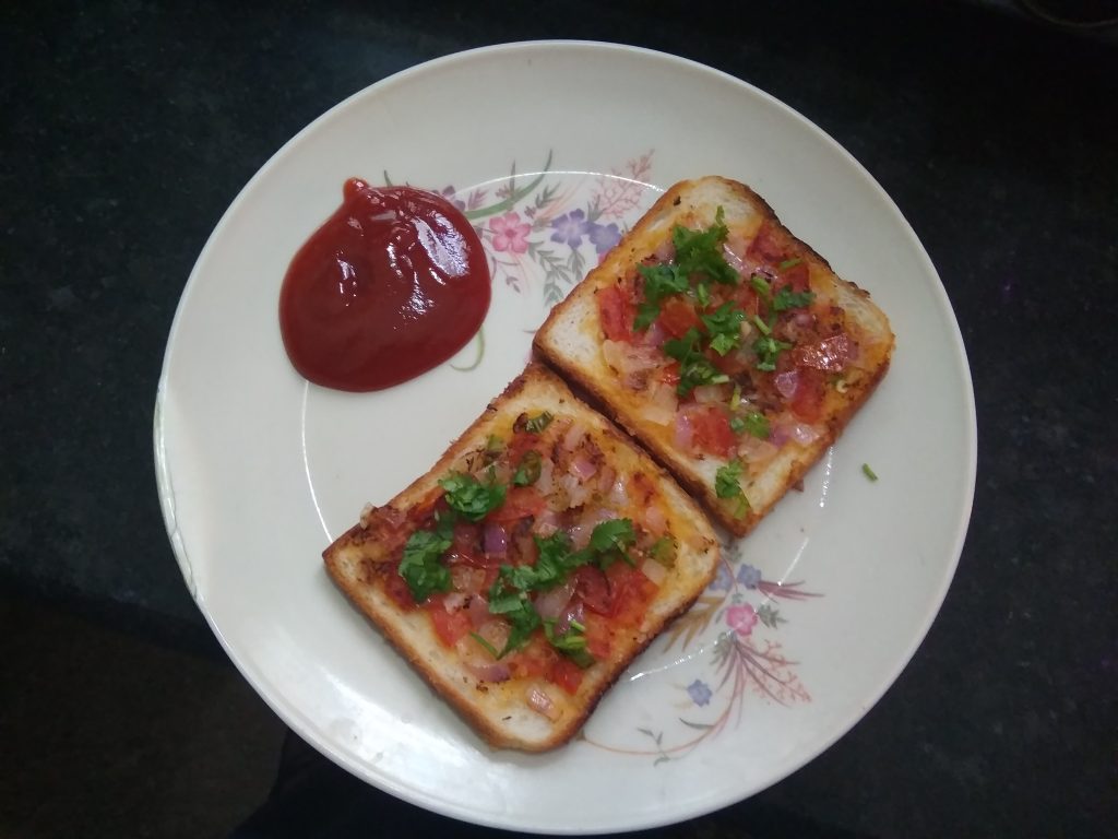 Bread Pizza Recipe