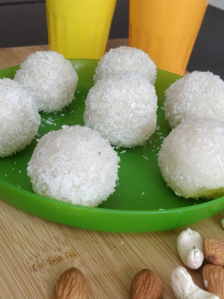 coconut ladoo recipe | 5 minute recipe